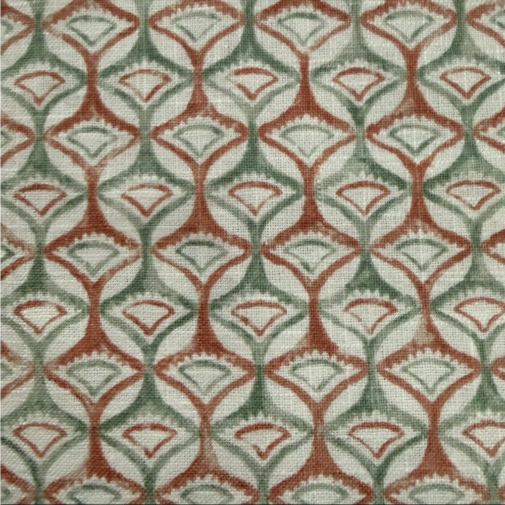 Fabricut Kendall Wilkinson Linen Fabric Medley 01 Linen Decorator 1yd+ 17"Lx 54"